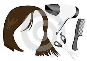 Detailed hair style objects