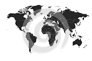 Detailed, high resolution, accurate vector map of the world