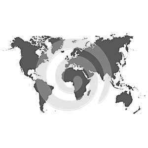 Vector map of the world