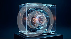 Futuristic Core Technology in Transparent Casing