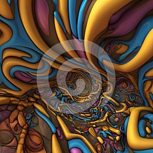 a detailed illusions texture and pattern made of colorful light in the style of mc esher and jim sanborn.