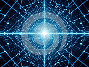 Interconnected network with central light source