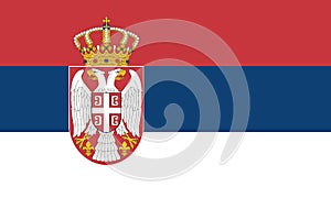 National Flag Serbia