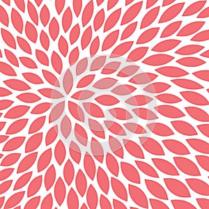 Detailed illustration of pink dahlia flower