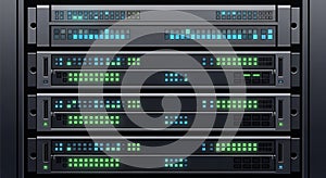 Server Rack Illustration