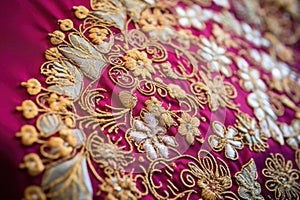 detailed image of ornate church vestments embroidery