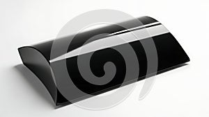 Sleek black rectangular object