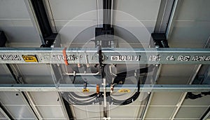 Technical View of Solar Panel Installation