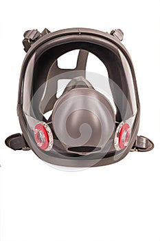 Safety gear showcased with mask and filter components for effective protection in various environments photo
