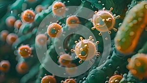 Detailed macro images of body microbes assist in medical studies, diagnosis, and treatment