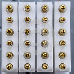 Gold-Plated Connectors in a Precision Electronic Array