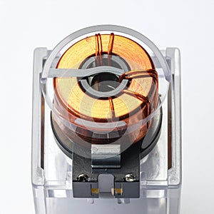 Precision Copper Coil Electronic Component Macro