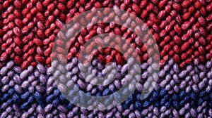 A detailed pattern on wool fabric texture