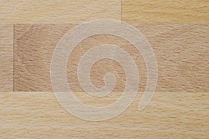 Detailed photo of the structure of natural beech wood boards