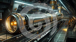 Inside a Futuristic Rocket Assembly Facility