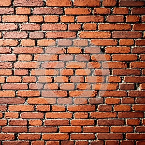 Detailed Red Brick Wall Texture