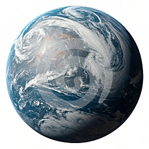 Planet space isolated on white background