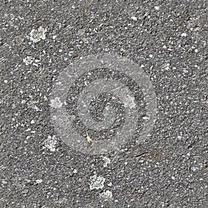 Detailed seamless texture of asphalt on a road in high resolution