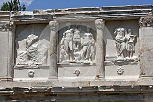 The Sebasteion at Aphrodisias in Turkey. photo