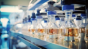 Detailed shot of a laboratory equipped with