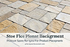 Stone tile pattern background for design