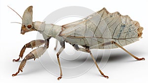 Ghost Mantis Exotic Leaf Insect Macro.