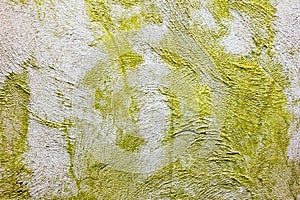 Detailed textured grunge green concrete