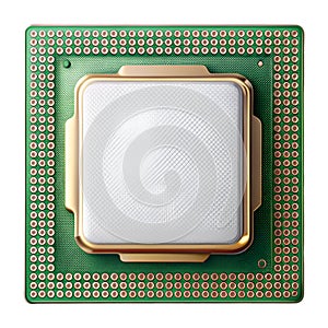 Close-up of a Computer CPU Processor