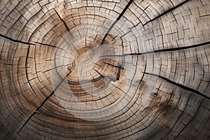 Detailed Tree Trunk Texture Showcasing Growth Rings