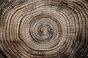 Detailed Tree Trunk Texture Showcasing Growth Rings