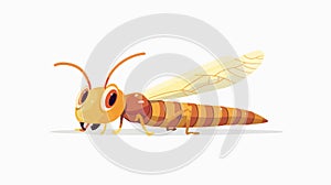 Cartoon Termite Insect Vector Illustration for Creative Projects