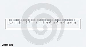 Centimeter Ruler Illustration