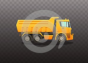 Detailed vector illustration of truck.