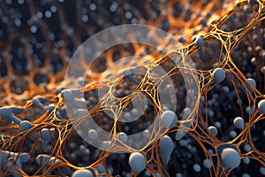 detailed view of carbon nanotubes