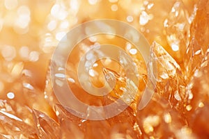 A detailed view of a collection of crystals in various shapes and sizes