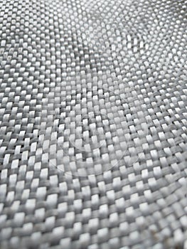 Detailed view of composite material, woven eglass material