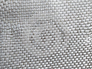 Detailed view of composite material, woven eglass material
