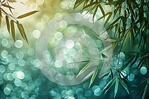 Close Up of Bamboo Tree Branch