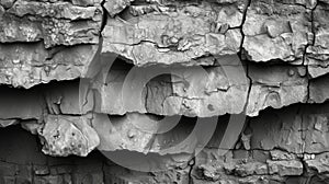 Detailed view of a smooth weathered stone its once sharp edges now rounded and softened by the page of time photo