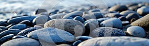 Close-Up of Colorful Rocks on Beach