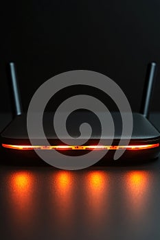 Wireless Router Close Up