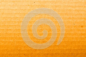 Detailed view of a yellow-beige carton