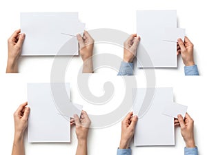 Step-by-step guide to folding paper into an envelope