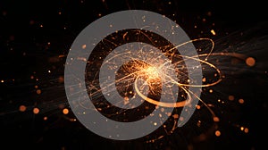 Detailed visualisation of positron particle