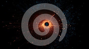 Detailed visualisation of positron particle