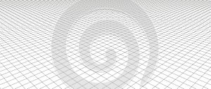 Detailed wireframe landscape. Modern abstract mesh. High quality digital background. 3D