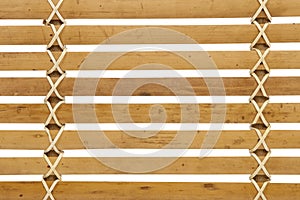 Detailed wooden louver pattern