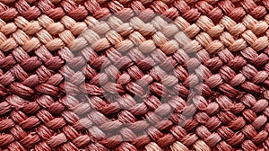 Detailed Woven Fabric Texture Background With Mesh Pattern