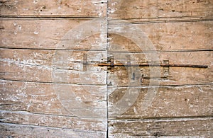 Details of an ancient Italian door.