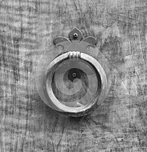 Details of an ancient Italian door.